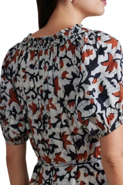 Apiece Apart Uva Maci Dress in La Vid Batik Spice