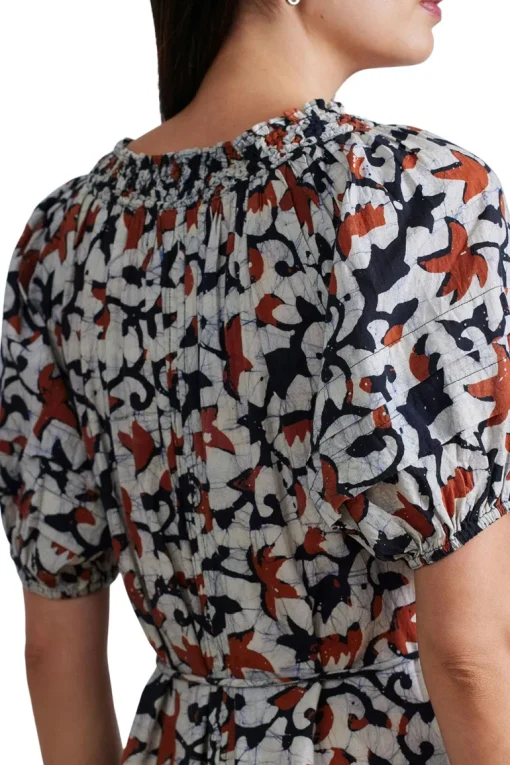 Apiece Apart Uva Maci Dress in La Vid Batik Spice