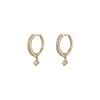 Apres Jewelry Petite Pearl Huggies in 14kt Yellow Gold