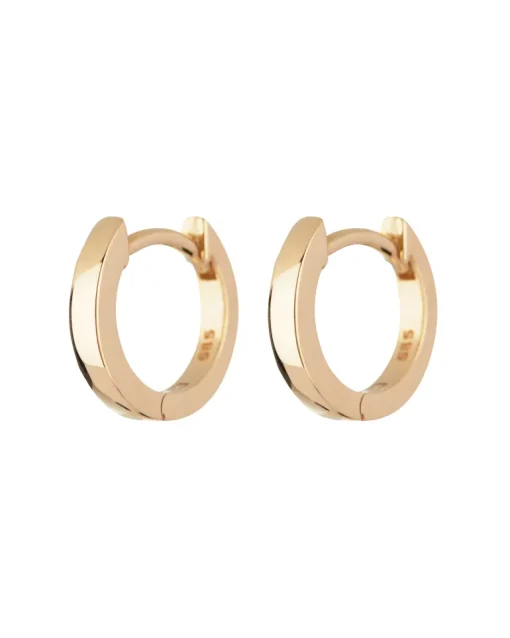 Apres Jewelry Sicily Huggies in 14kt Yellow Gold