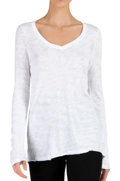 ATM Slub Jersey Long Sleeve V-Neck Tee