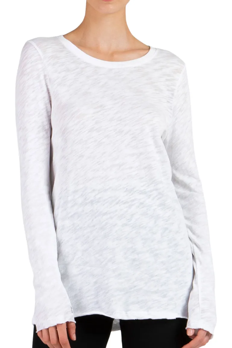 ATM Slub Jersey Long Sleeve Destroyed Wash Tee