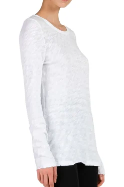 ATM Slub Jersey Long Sleeve Destroyed Wash Tee