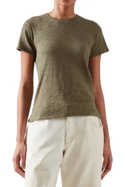 ATM Slub Jersey Schoolboy Crewneck Tee