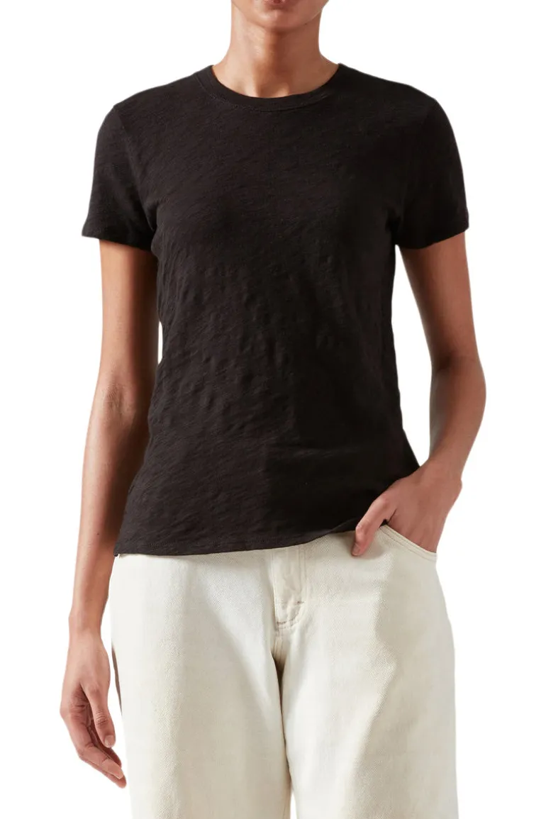ATM Slub Jersey Schoolboy Crewneck Tee