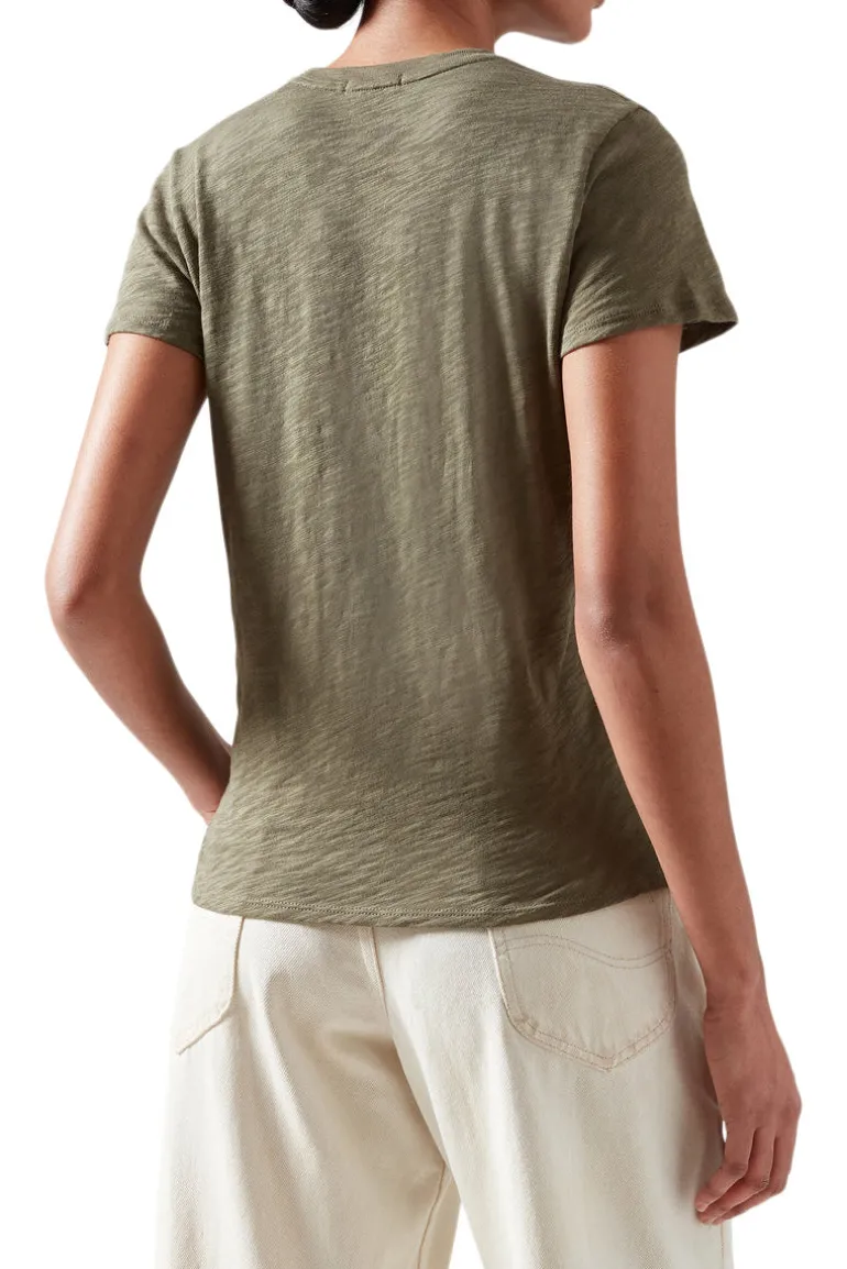 ATM Slub Jersey Schoolboy Crewneck Tee