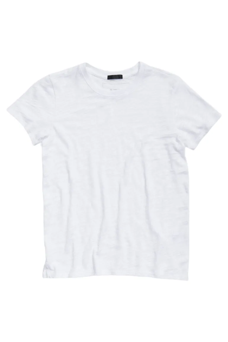 ATM Slub Jersey Schoolboy Crewneck Tee