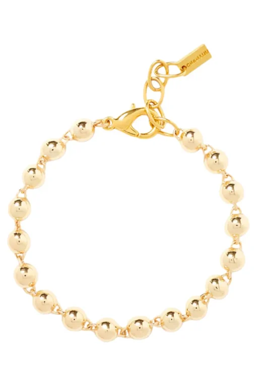 Chan Luu Andie Ball Chain Bracelet in Yellow Gold