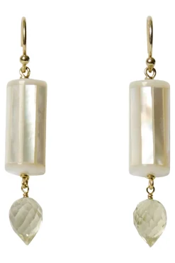 Chan Luu Antibes Earrings Mother of Pearl Mix