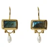 Chan Luu Corinna Drop Earrings in Lab Mix