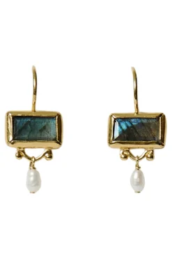 Chan Luu Corinna Drop Earrings in Lab Mix