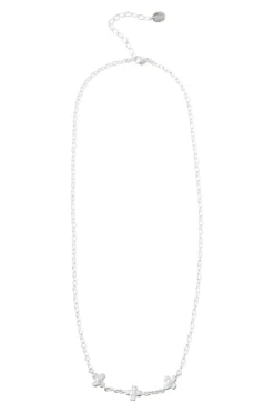 Chan Luu Cross Links Necklace in Silver