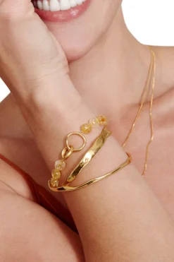 Chan Luu Cuff in Yellow Gold