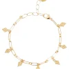 Chan Luu Diamond Shaped Charm Necklace in Yellow Gold
