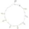 Chan Luu Diamond Shaped Charm Bracelet in Silver