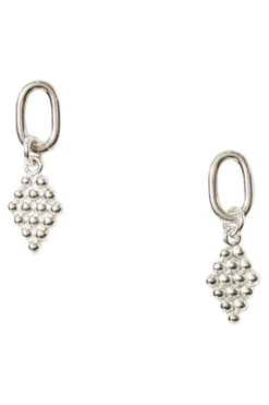 Chan Luu Diamond Shaped Earrings in Silver