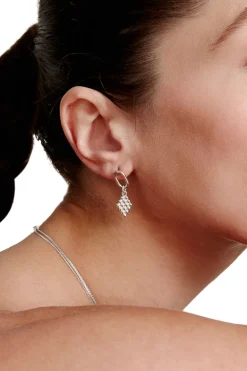 Chan Luu Diamond Shaped Earrings in Silver