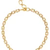 Chan Luu Ellis Chain Link Necklace in Yellow Gold