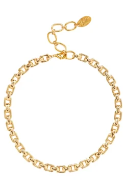 Chan Luu Ellis Chain Link Necklace in Yellow Gold