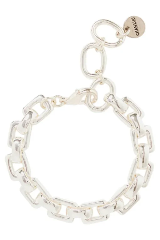 Chan Luu Ellis Chain Link Bracelet in Silver