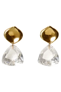 Chan Luu Emmanuelle Drop Earrings in Crystal