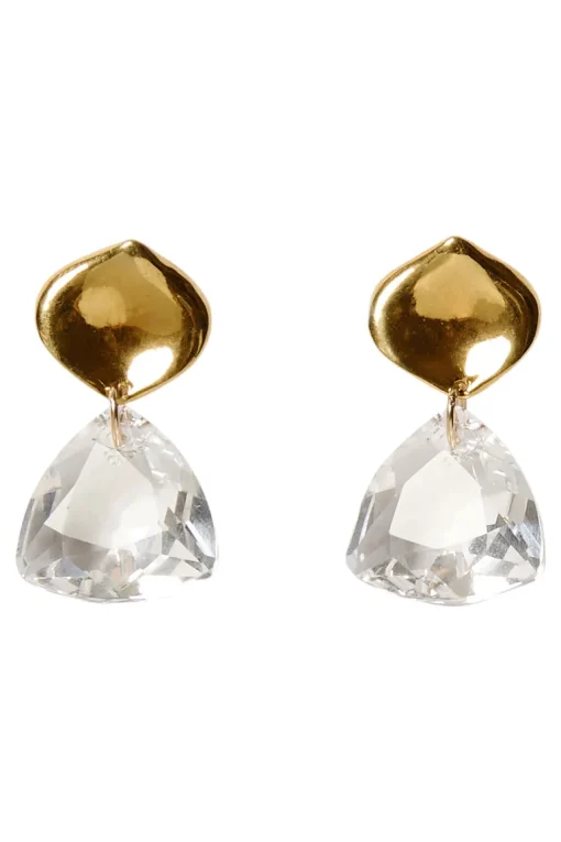 Chan Luu Emmanuelle Drop Earrings in Crystal