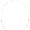 Chan Luu Faceted Bead Necklace in Yellow Gold