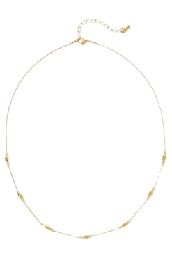 Chan Luu Faceted Bead Necklace in Yellow Gold