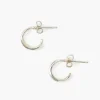 Chan Luu Infinity Huggies in Silver