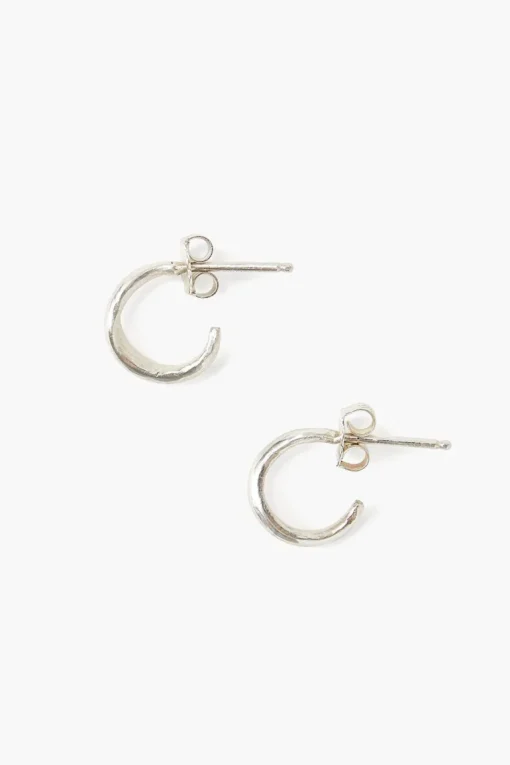 Chan Luu Infinity Huggies in Silver