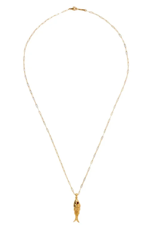 Chan Luu Koi Necklace in Garnet