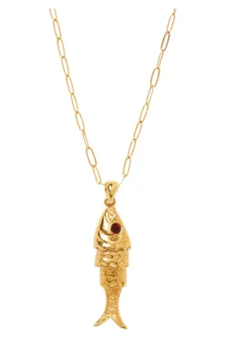 Chan Luu Koi Necklace in Garnet