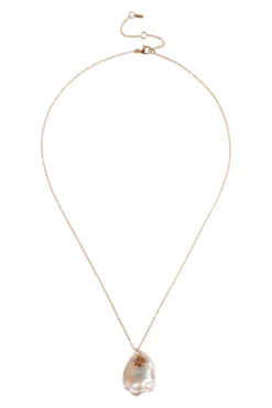 Chan Luu 14kt Kilauea Neckace in White Pearl
