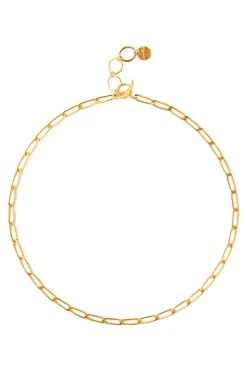 Chan Luu Link Necklace in Yellow Gold