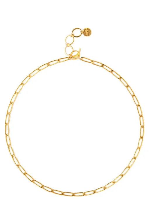 Chan Luu Link Necklace in Yellow Gold