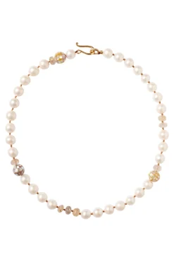 Chan Luu Necklace in White Pearl Mix
