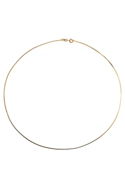 Chan Luu Petite Herringbone Necklace in 14kt Yellow Gold