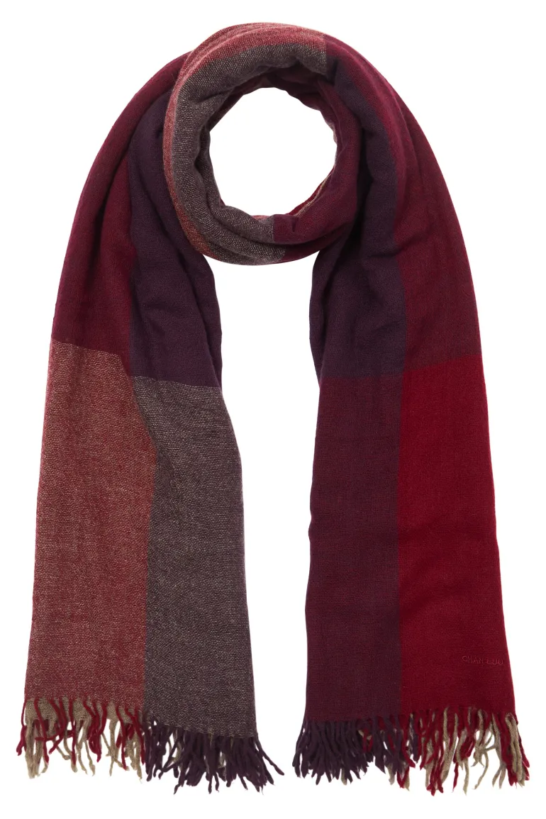 Chan Luu Plaid Scarf