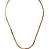 Chan Luu Totem Herringbone Necklace in Yellow Gold
