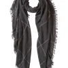 Chan Luu Windowpane Scarf