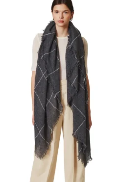 Chan Luu Windowpane Scarf