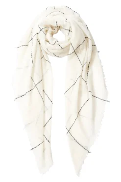 Chan Luu Windowpane Scarf