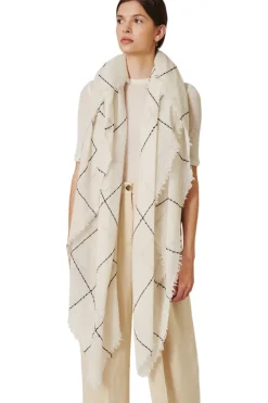 Chan Luu Windowpane Scarf