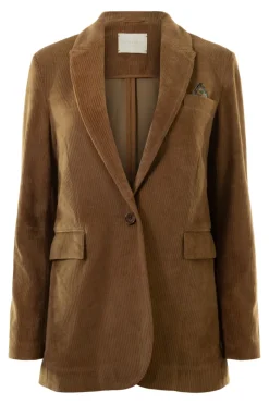 Circolo 1901 Corduroy Boyfriend Blazer in Cappucino