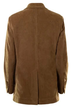 Circolo 1901 Corduroy Boyfriend Blazer in Cappucino