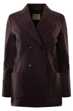 Circolo 1901 Double Breasted Blazer in Chicory