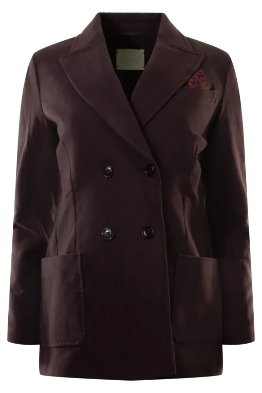 Circolo 1901 Double Breasted Blazer in Chicory