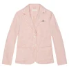 Circolo 1901 Fancy Flower Blazer in Light Pink