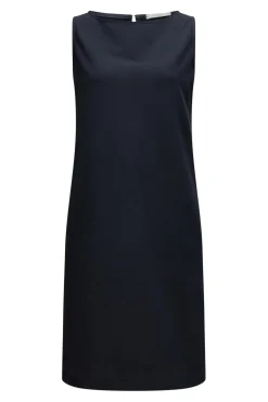 Circolo 1901 Sleeveless Shift Dress in Blue Navy