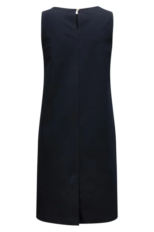 Circolo 1901 Sleeveless Shift Dress in Blue Navy